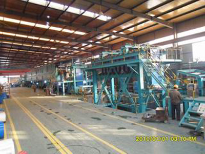 鋼板彩色涂層生產(chǎn)線設(shè)備——安徽項(xiàng)目60M線電爐、山東項(xiàng)目等等